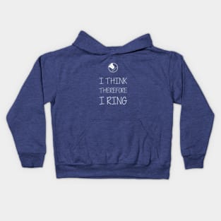 Bell Ringing - I THINK THEREFORE I RING Kids Hoodie